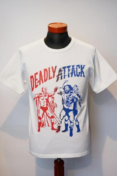 JELADO (ジェラード)　半袖Tシャツ　AB62232　"DEADLY ATTACK"　オフホワイト