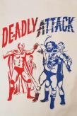 JELADO (ジェラード)　半袖Tシャツ　AB62232　"DEADLY ATTACK"　オフホワイト