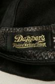 Dapper's (ダッパーズ)　キャスケット　1254　"Classical Newsboy Cap"　ブラック