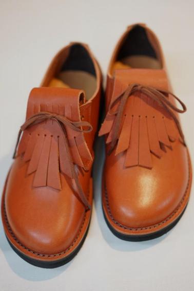 Dapper's (ダッパーズ)　タッセルシューズ　1472　"Three Eyelets Shoes With Tassels"　アンバー