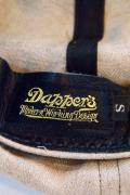 Dapper's (ダッパーズ)　リネン・クラシカルキャスケット　1014　"Classical Casquette Type Standard"　ベージュ・ヘリンボーン