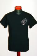 MWS/VネックTシャツ/1813709/SHERYL COCKTAIL LOUNGE/ブラック