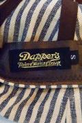 Dapper's (ダッパーズ)　コットンリネン・クラシカルキャスケット　1014　"Classical Casquette Type Standard"　ヒッコリーストライプ