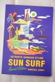 SUN SURF Special Edition (サンサーフ・スペシャルエディション)　半袖ハワイアンシャツ　SS39060　"THE LOST TOWN"　ブルー