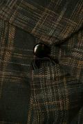 ADJUSTABLE COSTUME (アジャスタブルコスチューム)　半袖オープンカラーシャツ　AS-070　"KASURI OPEN S/S SHIRT"　ブラック