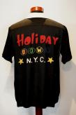 King Louie (キングルイ)　レーヨンボウリングシャツ　KL38899　"HOLIDAY BOWL NYC"　ブラック