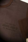 DELUXEWARE (デラックスウエア)　7分袖Tシャツ　URES-03　"GOLD RUSH"　ネイビー