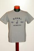 Pherrow's(フェローズ)/半袖Tシャツ/13S-PT13/NAVAL 1960/アイスグレー