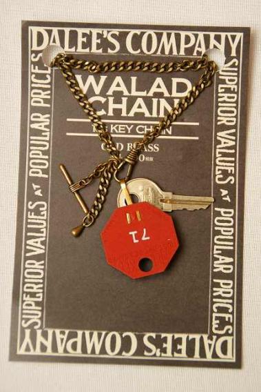 DALEE'S (ダリーズ)　キーチェーン　"Walad Chain (ワラドチェーン)"　...10s KEY CHAIN　オールドブラス