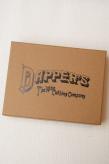 Dapper's (ダッパーズ)　ダブルフラップコインケース　1192　"Combination Double Flap Oval Coin Wallet"　ブランデー/ブラック