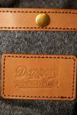 Dapper's (ダッパーズ)　レザー・ミニショルダーバッグ　1190　"Combination Leather Mini Shoulder Bag"　ブラック/ブランデー