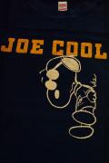 WARE HOUSE (ウエアハウス) × PEANUTS (ピーナッツ)　ヴィンテージスヌーピー・7分袖フットボールTシャツ　"JOE COOL"　ネイビー