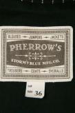 Pherrow's (フェローズ)　ワークベスト　PV1-W　ブラックウォバッシュ