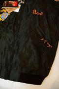 TAILOR TOYO (テーラー東洋)　リバーシブル・アセテートスカジャン　TT13076　ブラック/ブラック"U.S.M.C"×ピンク/ピンク"DRAGON"