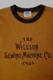 Pherrow's (フェローズ)　長袖Tシャツ　21W-PLBT1　"WILLSON SEWING MACHINE CO."　ブラウン×S.ブラック
