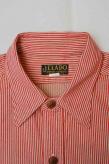 JELADO (ジェラード)　ヒッコリーストライプ・ワークシャツ　AG43117　"Pressman Shirts (プレスマンシャツ)"　オールドレッド