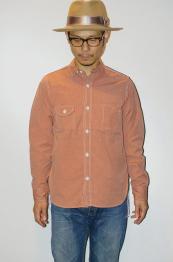 TCB (ティーシービー)　ワークシャツ　"Catlight Shirts"　コバート・レッドシャンブレー