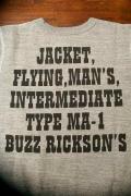 BUZZ RICKSON'S (バズリクソンズ) × PEANUTS (ピーナッツ)　セットイン・クルーネックスウェット　BR67465　"TYPE MA-1"　H.グレー