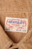HEAD LIGHT (ヘッドライト)　杢シャンブレー・ワークシャツ　HD28007　"COVERT WORK SHIRT"　ブラウン