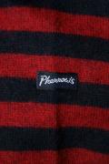 Pherrow's (フェローズ)　ウールボーダー・バスクシャツ　15W-PWBT1-B　レッド×ネイビー