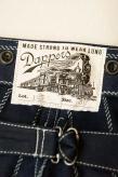 Dapper's (ダッパーズ)　ワークパンツ　1270　"Classical Railroader Work Pants"　インディゴウォバッシュ・ロープストライプ