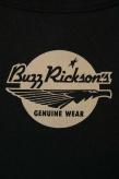 BUZZ RICKSON'S (バズリクソンズ) × PEANUTS (ピーナッツ)　セットイン・クルーネックスウェット　BR68355　"NAVAL TRAINING CENTER"　ブラック