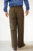 Dapper's (ダッパーズ)　ワイドワークトラウザース　1676　"Classical Army Style Wide Trousers"　オリーブブラウンサージ