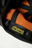Dapper's (ダッパーズ)　レザーキャスケット　1515　"40’s Style Classic Horsehide Leather Casquette"　ブラック (ブラウンベース)