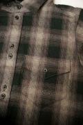 DALEE'S (ダリーズ)　フランネルシャツ　"Amond (アモンド)"　...20s ENBROID SHIRT　IM.ブラック