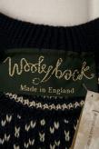 Woolyback (ウーリーバック)　クルーネック・ノルウェージャンセーター　12980　"Dover"　ネイビー/エクリュ
