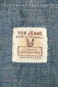 TCB (ティーシービー)　シャンブレー・ウエスタンシャツ　"Ranchman Shirt"　インディゴ・ワンウォッシュ