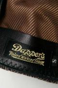Dapper's (ダッパーズ)　ランダムヘリンボーン・ウールキャスケット　1043　"Classical Two-Pleated Casquette"　ダークブラウン