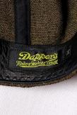 Dapper's (ダッパーズ)　ウールコットンサージ・キャスケット　1682　"MW Special Casquette"　オリーブブラウンサージ